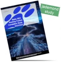 2024 Baidu SEO Ranking Factors study by Jademond