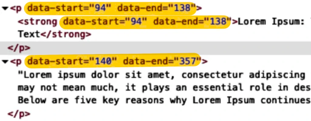 Baidu Doubao AI-generated text with HTML structure and styling in CMS view